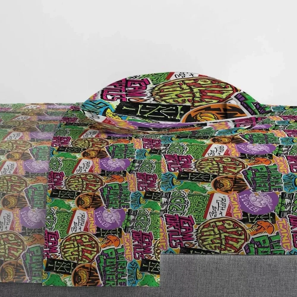 Teenage Mutant Ninja Turtles TMNT Twin Kids Sheet Set No Label